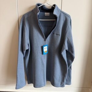 NWT Men’s Columbia Blue Quarter Zip